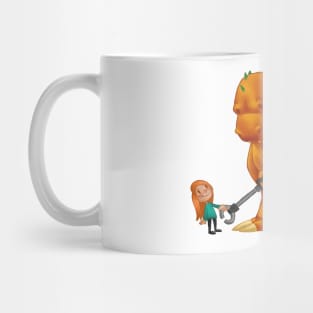 Holding Hands - Rex With Girl Edition Mug